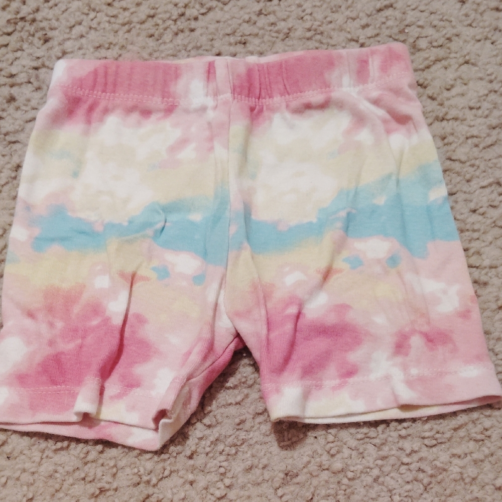 Colorful Tie-Dye Kids Shorts